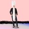 Funny Fork White Adult Costume One Piece Lightweight Halloween Party Outfit